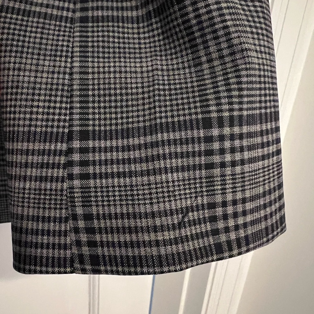J. Crew Navy and Gray Plaid Women's Sommerset Blazer size 8 - Picture 6 of 16